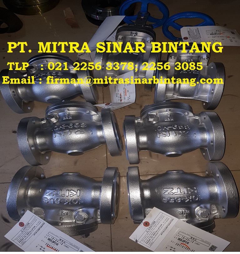 Jual Swing Check Valve A216 WCB (KITZ)