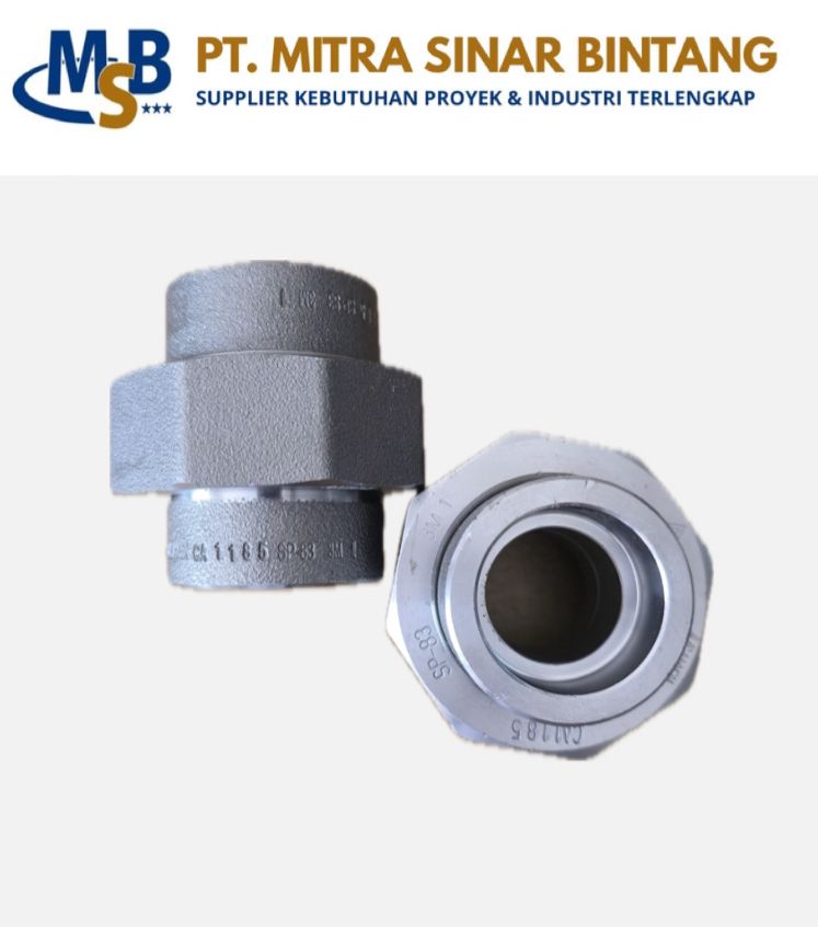 Union Fittings Class 3000 NPT Carbon Steel ASTM A105